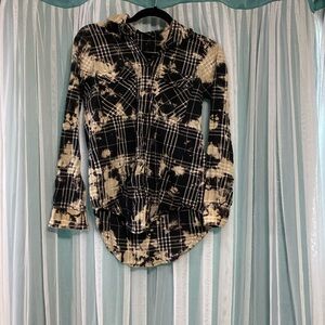 Bleached Button Up Shirt